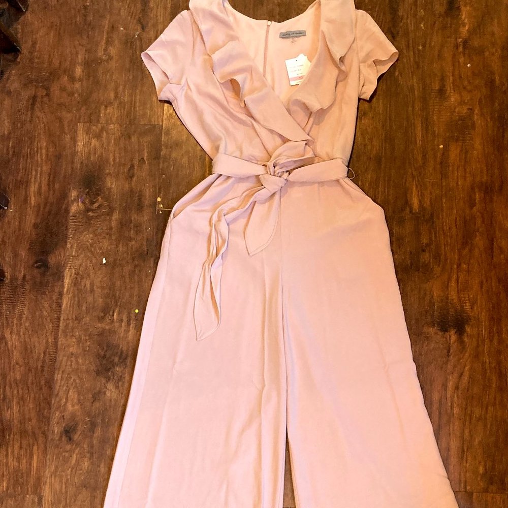 NWT Danny&Nicole Wide-Leg Jumpsuit Size 10 Pink